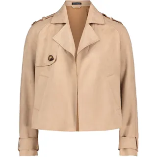 Jackenblazer BETTY BARCLAY "Blazer-Jacke langarm", Damen, Gr. 42, beige, Obermaterial: 95% Polyester PES. 5% Elasthan EL., Blazer Jackenblazer