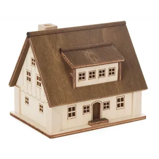 Lichterhaus Wohnhaus 1 OHNE Leuchtmittel BxHxT 80x70x60mm NEU Weihnachtshaus