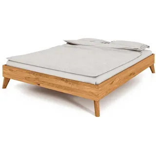 byoak Greg Bettrahmen Wildeiche , Holz , Echtholz,Wildeiche , 100x220 cm , Schlafzimmer, Betten