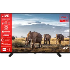 JVC LT-43VFE5155 43 Zoll Fernseher/Smart TV (Full HD, HDR, Triple-Tuner) - Inkl. 6 Monate HD+, Schwarz