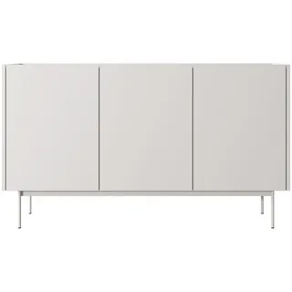 Feldmann-Wohnen Sideboard Color 144 x 83 x 37 cm Weiß / Kaschmir / Eiche