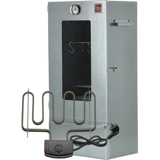 Ita Elektrischer Räucherofen 7000 - Premium Räucherschrank mit Elektroheizung - Legierter Stahl, mit Sichtfenster & Thermometer - Qualität Made In EU Direkt vom Hersteller - Smoker