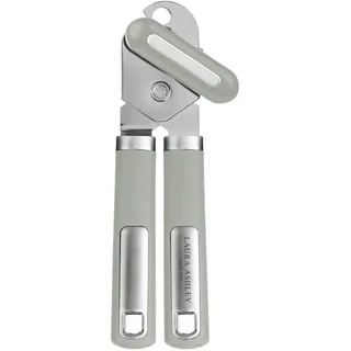 VQ Laura Ashley Edelstahl Heavy Duty Büchsenöffner mit Ergonomischen Soft-Touch-Griffe für Einfachen Griff - Glatt und Präzise Schnitte, Rostfrei und Spülmaschinenfest Dosenöffner