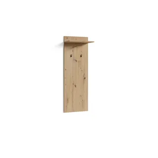 byLIVING Wandgarderobe Jakob 48 x 140 x 28 cm Eiche