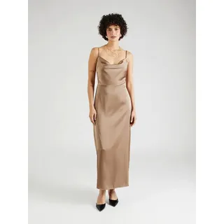 VILA Trägerkleid Maxi unifarben Braun 42