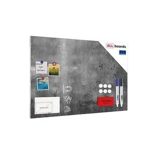 ALLboards Magnettafel 90,0 x 60,0 cm Betonmauer