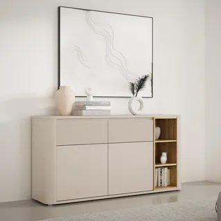 Forte Sideboard 160 x 83,1 x 41,3 cm khaki