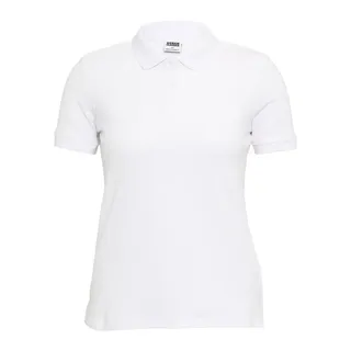 URBAN CLASSICS Ladies Polo Shirt - Weiß - S