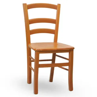 Stuhl Venedig Buchenholz Farbe Kirschbaum Mit Sitzend Massivholz