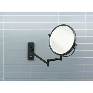 Duravit D-Code Kosmetikspiegel, Schwarz Matt