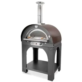 Backofen CLEMENTI Pulcinella Gas 80X60 Rostbraun