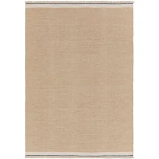 benuta pop Wollteppich Karla Beige 160x230 cm - Naturfaserteppich aus Wolle