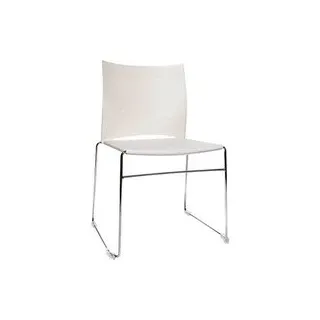 Topstar Besucherstühle W-Chair CH490-2 weiß Kunststoff, 4 St.