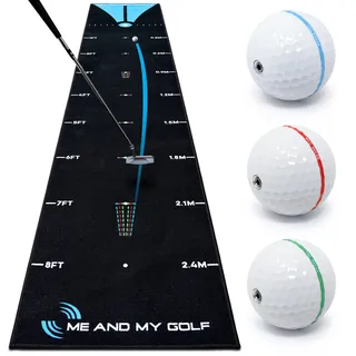 Me And My Golf Brechen Ball Putting Matte - Simulieren Sie Breaking Putts Zu Hause 11 Fuß