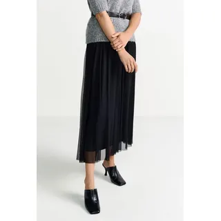 richroyal RICHROYAL, Plisseerock in Midilänge, mit elastischem Bund, mit Tülleinsatz, A-Linie