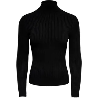 Only Damen Rollkragen Pullover KNT NOOS«, Farben:Schwarz, Größe:XS