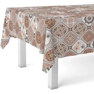 Martina Home Wachstuchtischdecke Jucar, 250 x 140 cm, Braun