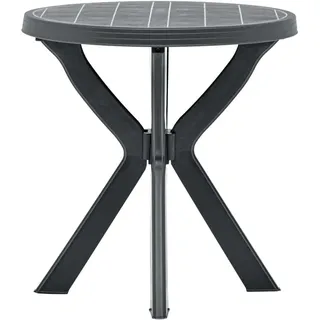 vidaXL Bistrotisch Ø 70 x 72 cm Anthrazit