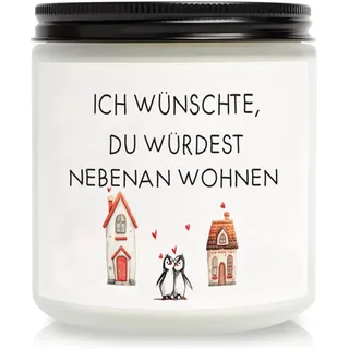 Geburtstagsgeschenk für Frauen, Duftkerze mit Spruch, Geschenke für Beste Freundin Schwester Nachbarin Kollegin zum Geburtstag Weihnachten Jahrestag, Lustiges Weihnachtsgeschenke für Freundinnen