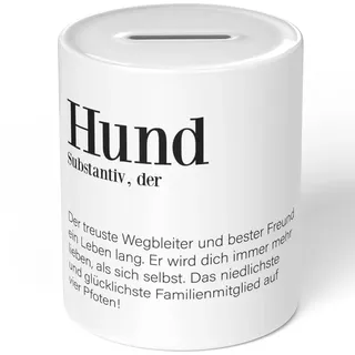 JUNIWORDS Spardose Sparbüchse, Definition: Hund (1004361)