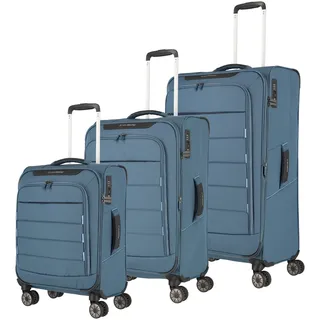 Travelite SKAII Koffer-Set 4-tlg. blau/lightblue