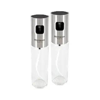 Westmark Essig-/Ölspender Set 17,5 cm 100 ml Edelstahl Glas