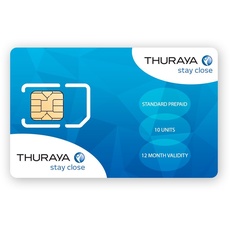 Thuraya Satellite Telefon Standard SIM Karte mit 10 Einheiten