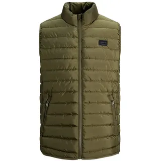 Jack & Jones Hwing Body Collar Weste - Olive Night - 15-16 Jahre