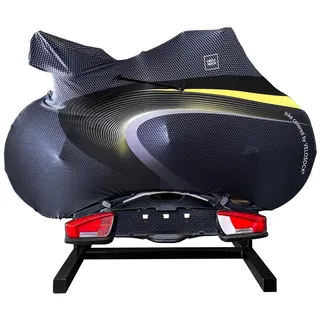 Velo Sock VELOSOCK Endurance Triathlon Fahrradabdeckung – wasserabweisend | Für Räder mit Aero-Lenker (bis 47 cm lang), Rahmen bis 205 cm. Wasserabweisend – perlt leichten Regen ab.