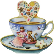 Bild Adventskalender Teezeit Tasse