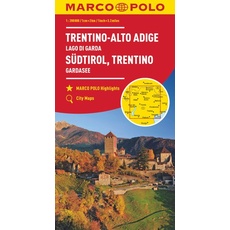 MARCO POLO Regionalkarte Italien 03 Südtirol, Trentino, Gardasee 1:200.000