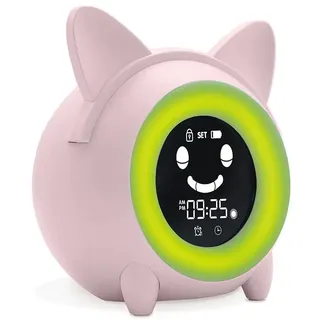 Metronic Eden 477345 Lernwecker mit Gesichtsausdruck, Licht, Nachtlicht, Musik