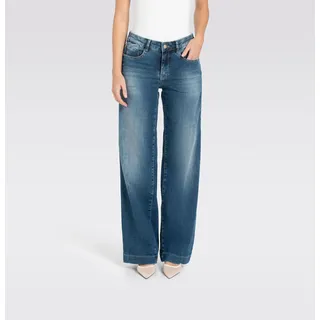 - MAC JEANS - RICH PALAZZO, Light weight denim - Wide Fit - 5233-90-0391L-D585 - blau Größe 32/32 - Blau