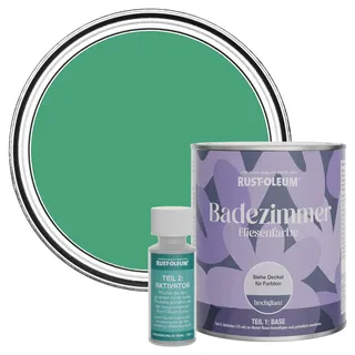 Rust-Oleum wasserfeste grün Fliesenfarbe für Badezimmer in Hochglanz Finish - Smaragd 750ML
