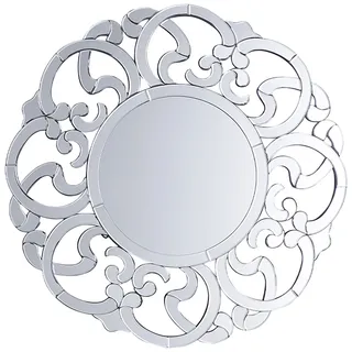 Beliani Wandspiegel Silber