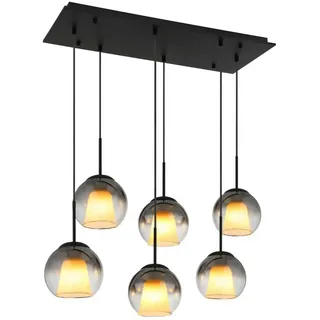 GLOBO Lighting Pendelleuchte - schwarz ¦ Maße (cm): B: 90 H: 120