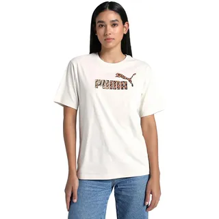 Puma Unisex ESS Graphic Animal Relaxed Tee T-Shirts, Alpine Snow,
