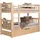 Etagenbett Sammy 90 x 200 cm Kiefer massiv beige