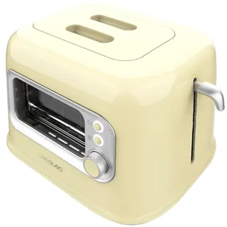 Cecotec Vertikaler Toaster RetroVision Gelb