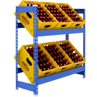 Simonrack Getränkekistenregal SIMONBOTTLE 2-1000x1000x300 blau