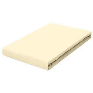 Schlafgut Boxspring-Spannleintuch , Hellgelb , Textil , 180-200x200-220 cm , Textiles Vertrauen - Oeko-Tex®, Hohenstein, AZO-frei, Oeko-Tex® Made IN Green , Rundumgummi, bügelfrei, keine Sondergrößen, weich und anschmiegsam, perfekter Sitz , Heimtextilien, Bettwäsche & Leintücher, Leintücher, Spannleintücher Boxspringbett