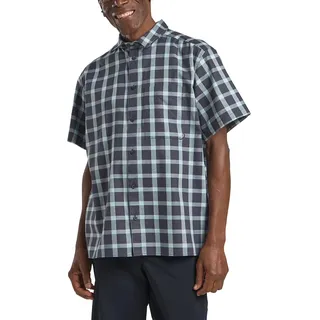Jack Wolfskin Planalto Kurzarmhemd - Check Dark Navy - M