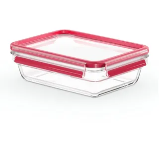 Emsa Frischhaltedose rechteckig rot 1,1 l 2-teiliges Set