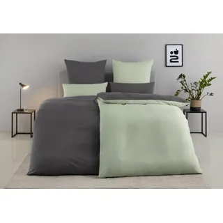 OTTO home Desner2 Uni Grün 135 x 200 cm + 2 x 80 x 80 cm