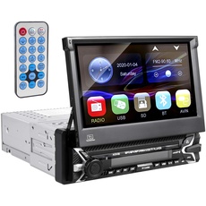 Bild AC9100 Multimedia Autoradio LCD 7" Bildschirm Touchscreen 1080P MP5 AVI DivX Bluetooth handsfree RDS Digitalradio Fernbedienung 1 DIN