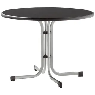 Sieger Klapptisch Ø 100 x 72 cm Silber/Graphit