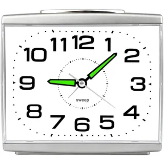 Ayybboo Wecker Analog Ohne Ticken für das Schlafzimmer | Seniorenwecker mit Großem Zifferblatt,Nachtlicht,Schlummerfunktion und lautem Alarm,Geeignet für Senioren und Tiefschläfer