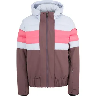 Skijacke ZIENER "TINDIA-Z jacket lady", Damen, Gr. 38, braun (dusty violet), Obermaterial: 100% Polyester. Obermaterial 2: 100% Polyamid. Futter: 100% Polyester. Futter 2: 100% Polyamid. Wattierung: 100% Polyester. Wattierung 2: 100% Polyester, Jacken Skijacke