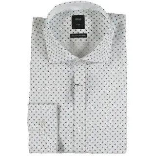 Boss T-randolph Kurzarmhemd - White - 40