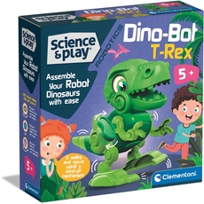 Bild Science & Play Dino Bot T-Rex, pädagogisches und wissenschaftliches Bauset, Geschenk für Kinder ab 8 Jahren, STEM, Dinosaurier-Spielzeug-Roboter, hergestellt in Italien, Mehrfarbig